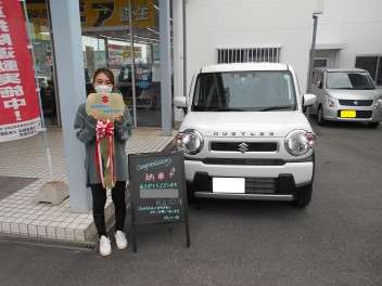 ♪ハスラー納車おめでとうございます♪